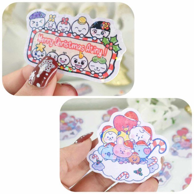 Christmas stickers