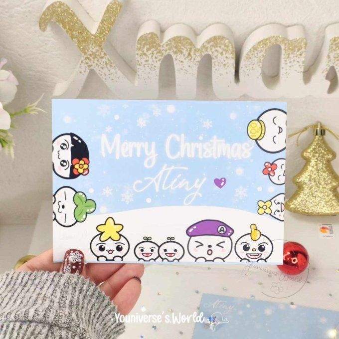Kpopstan Christmas card