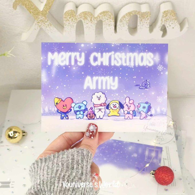 Kpopstan Christmas card
